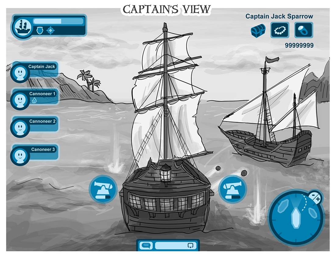 Pirates of the Caribbean Game - UI