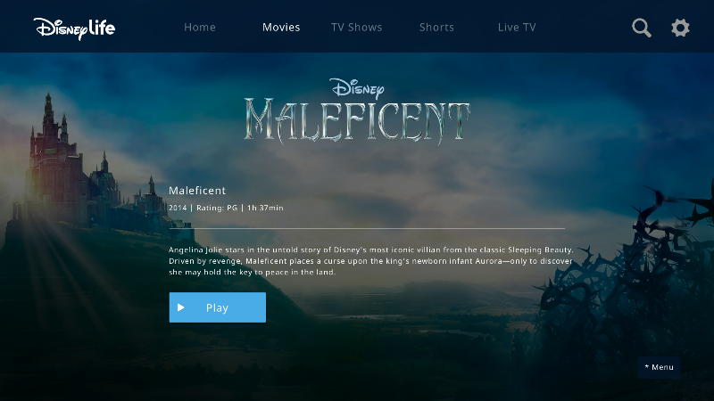 Disneylife Roku Design
