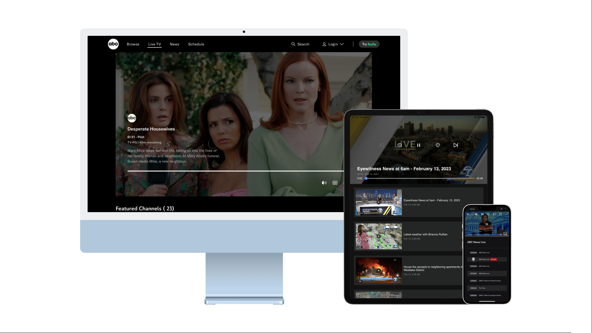 ABC and ABC News Video player designs